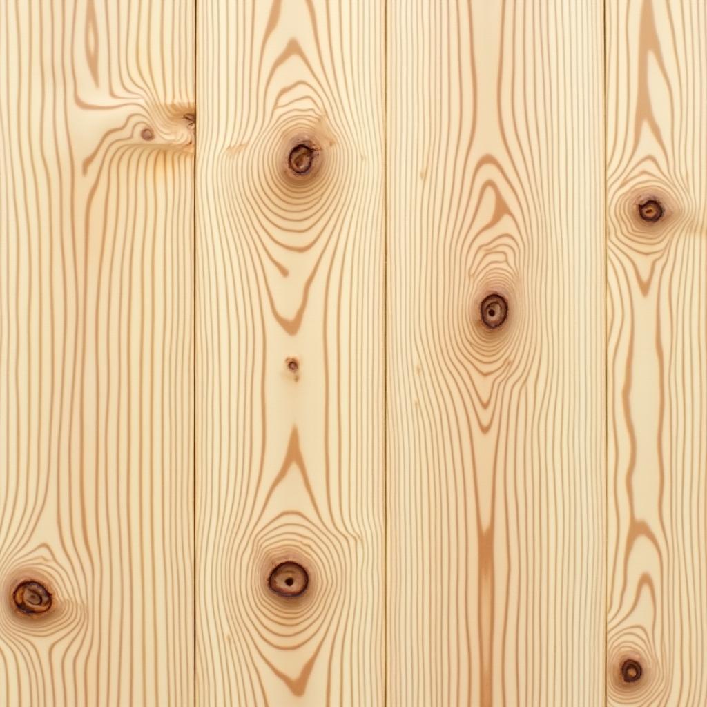 Van go va mat cat go Pine Wood voi cac mat go dac trung