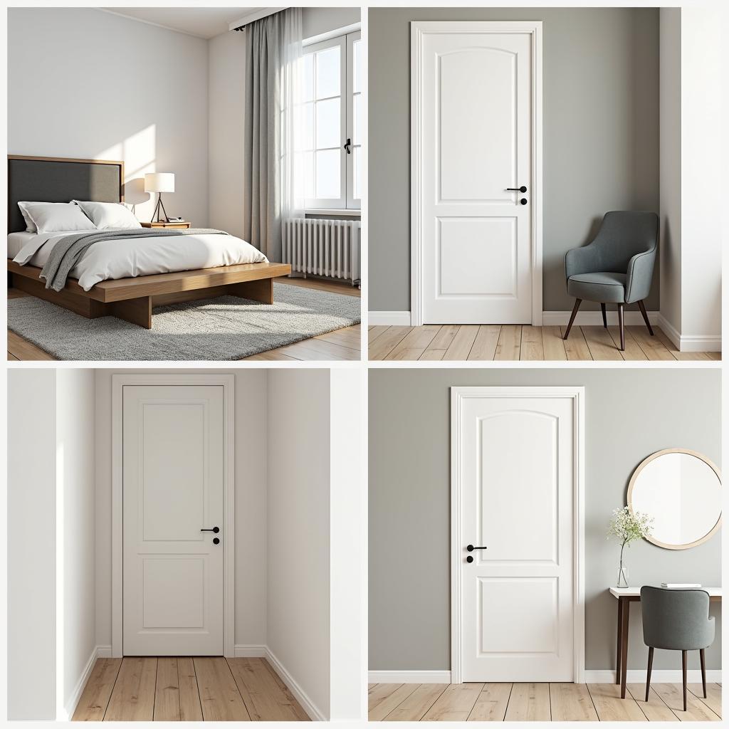 Các ứng dụng phổ biến của cửa gỗ laminate trong nội thất gia đình và văn phòng